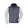 Chaqueta con capucha híbrida hombre JN772. Color light/melange/anthracite/melan.