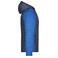 Chaqueta con capucha híbrida hombre JN772. Color royal/melange/anthracite/melan.