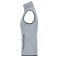 Chaleco polar mujer JN773. Color light/grey melange/red.