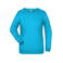 Sudadera básica mujer JN793. Color turquoise.