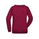 Sudadera básica mujer JN793. Color wine.