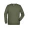 Sudadera básica hombre JN794. Color olive.