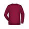 Sudadera básica hombre JN794. Color wine.