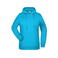 Sudadera con capucha mujer JN795. Color turquoise.