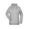Sudadera con capucha mujer JN795. Color grey/heather.