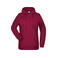 Sudadera con capucha mujer JN795. Color wine.