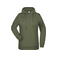 Sudadera con capucha mujer JN795. Color olive.
