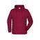 Sudadera con capucha hombre JN796. Color wine.