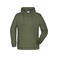 Sudadera con capucha hombre JN796. Color olive.