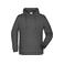 Sudadera con capucha hombre JN796. Color graphite.
