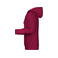 Sudadera con capucha hombre JN796. Color wine.