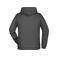 Sudadera con capucha hombre JN796. Color graphite.