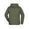Sudadera con capucha hombre JN796. Color olive.