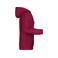 Sudadera con capucha hombre JN796. Color wine.