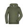 Sudadera con capucha niño Jn796k. Color olive.