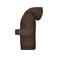 Sudadera con capucha niño Jn796k. Color brown.