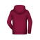 Sudadera con capucha niño Jn796k. Color wine.