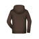 Sudadera con capucha niño Jn796k. Color brown.