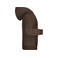 Sudadera con capucha niño Jn796k. Color brown.