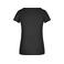 Camiseta orgánica mujer JN8001. Color black.