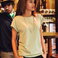 Camiseta cuello de pico orgánica mujer JN8005. .