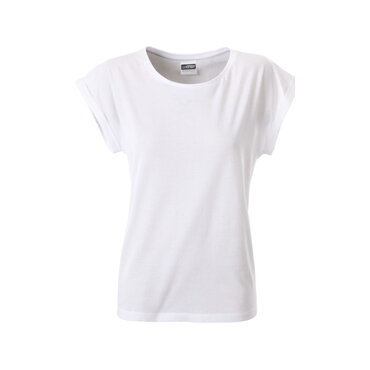 Camiseta cuello de pico orgánica mujer JN8005