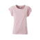 Camiseta cuello de pico orgánica mujer JN8005. Color soft pink.