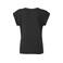 Camiseta cuello de pico orgánica mujer JN8005. Color black.