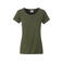 Camiseta org&aacute;nica mujer JN8007. Color olive.