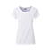 Camiseta org&aacute;nica mujer JN8007. Color white.