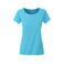 Camiseta org&aacute;nica mujer JN8007. Color turquoise.
