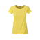 Camiseta org&aacute;nica mujer JN8007. Color yellow.