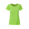 Camiseta org&aacute;nica mujer JN8007. Color lime/green.
