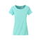 Camiseta org&aacute;nica mujer JN8007. Color mint.