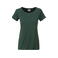 Camiseta org&aacute;nica mujer JN8007. Color dark/green.