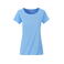 Camiseta org&aacute;nica mujer JN8007. Color sky/blue.