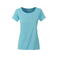 Camiseta org&aacute;nica mujer JN8007. Color pacific.
