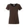 Camiseta org&aacute;nica mujer JN8007. Color brown.