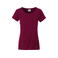 Camiseta org&aacute;nica mujer JN8007. Color wine.