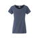 Camiseta org&aacute;nica mujer JN8007. Color light/denim/melange.