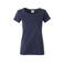 Camiseta org&aacute;nica mujer JN8007. Color navy.
