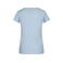 Camiseta org&aacute;nica mujer JN8007. Color light/blue.