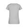 Camiseta org&aacute;nica mujer JN8007. Color soft grey.