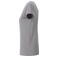 Camiseta org&aacute;nica mujer JN8007. Color steel/grey.