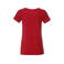 Camiseta org&aacute;nica mujer JN8007. Color red.