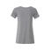 Camiseta org&aacute;nica mujer JN8007. Color steel/grey.