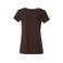 Camiseta org&aacute;nica mujer JN8007. Color brown.