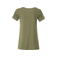Camiseta org&aacute;nica mujer JN8007. Color khaki.