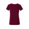 Camiseta org&aacute;nica mujer JN8007. Color wine.