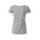 Camiseta org&aacute;nica mujer JN8007. Color grey/heather.